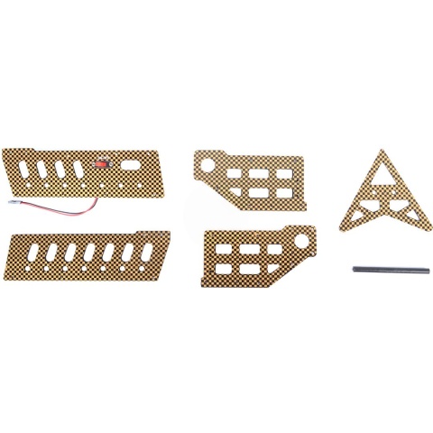 GT Model QS8005 Replacement Polymer Body Panels Set w/ Main On/ Off Switch ? For QS8005 RC Remote Control Helicopter