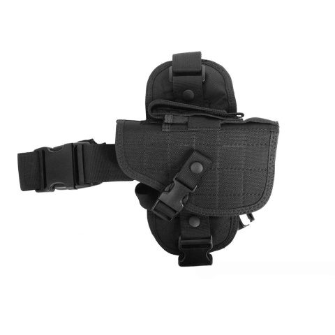 G-Force 1000D Drop Leg Holster w/ Mesh Padding - BLACK - RIGHT HANDED