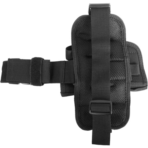 G-Force 1000D Drop Leg Holster w/ Mesh Padding - BLACK - RIGHT HANDED