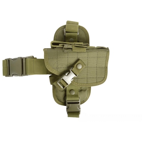G-Force Drop Leg 1000D Holster w/ Mesh Padding - OD - RIGHT HANDED