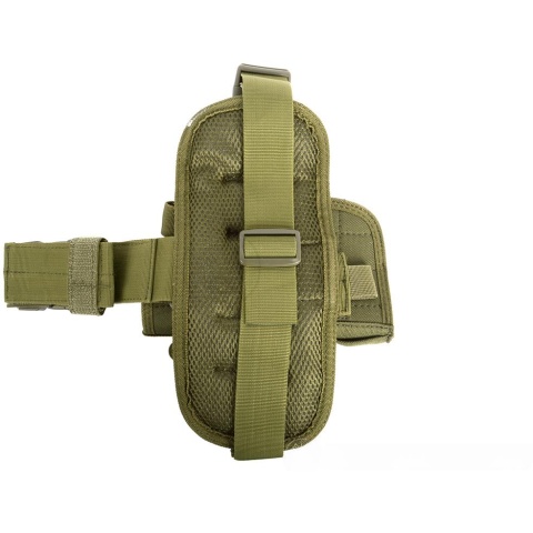 G-Force Drop Leg 1000D Holster w/ Mesh Padding - OD - RIGHT HANDED