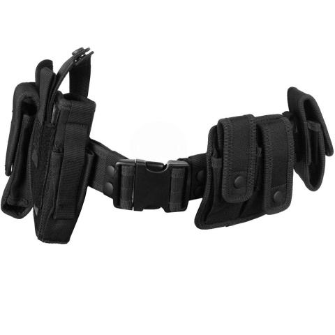 AMA 1000D Police Utility Belt w/ Holster - BLACK