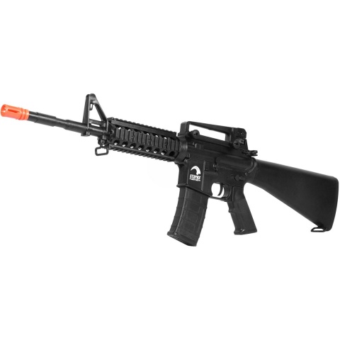 SRC AMS Stryke Series SR15-A4 RIS Carbine Airsoft AEG Rifle - BLACK