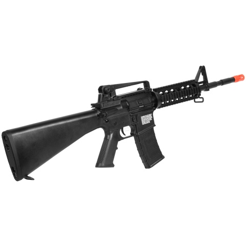 SRC AMS Stryke Series SR15-A4 RIS Carbine Airsoft AEG Rifle - BLACK