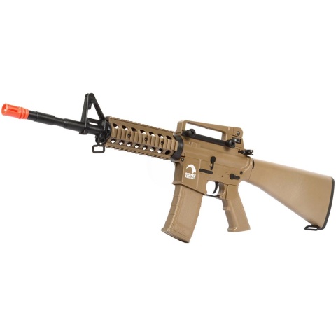 AMS-SRC Stryke Series SR15-A4 RIS Carbine AEG Airsoft Rifle - TAN -  (DISCONTINUED)