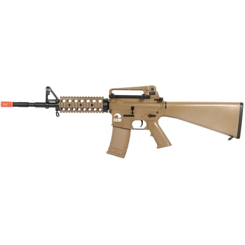 AMS-SRC Stryke Series SR15-A4 RIS Carbine AEG Airsoft Rifle - TAN -  (DISCONTINUED)