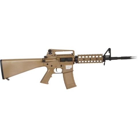 AMS-SRC Stryke Series SR15-A4 RIS Carbine AEG Airsoft Rifle - TAN -  (DISCONTINUED)