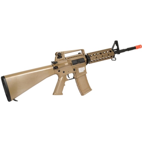 AMS-SRC Stryke Series SR15-A4 RIS Carbine AEG Airsoft Rifle - TAN -  (DISCONTINUED)