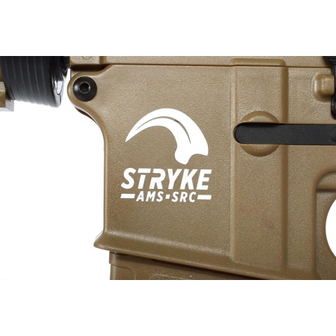 SRC AMS Stryke Series SR15 RIS Carbine Airsoft AEG Rifle - TAN