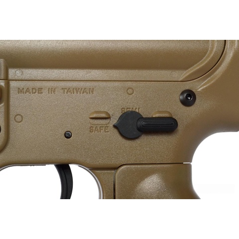 SRC AMS Stryke Series SR15 RIS Carbine Airsoft AEG Rifle - TAN