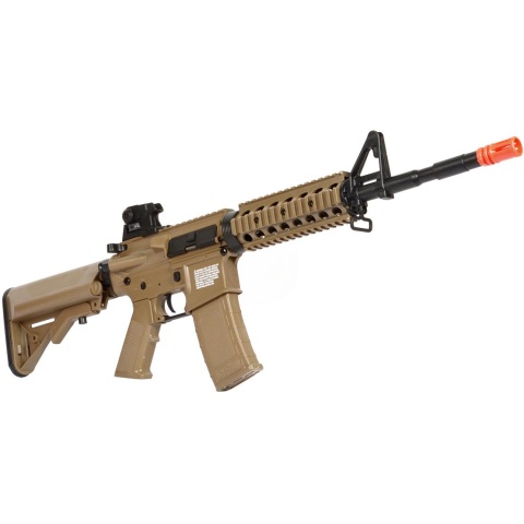 SRC AMS Stryke Series SR15 RIS Carbine Airsoft AEG Rifle - TAN
