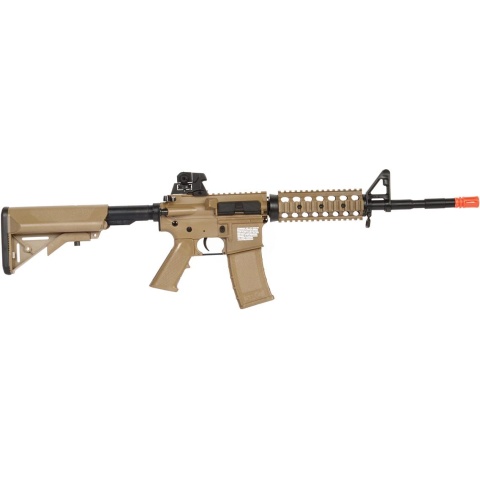 SRC AMS Stryke Series SR15 RIS Carbine Airsoft AEG Rifle - TAN