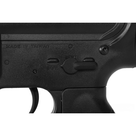 AMS-SRC Stryke Series SR15 Commando RIS AEG Airsoft Rifle - BLACK