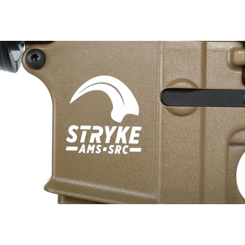 AMS-SRC Stryke Series SR15 Commando RIS AEG Airsoft Rifle - TAN -  (DISCONTINUED)