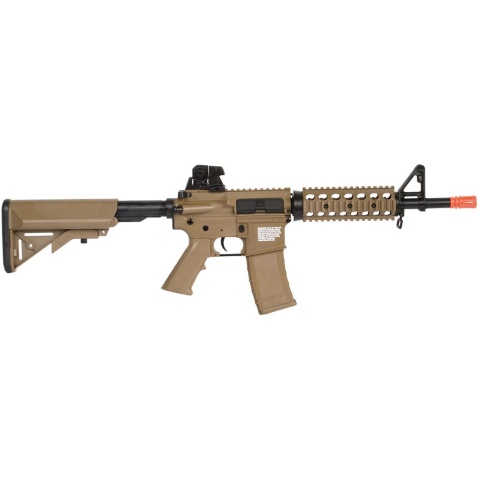 AMS-SRC Stryke Series SR15 Commando RIS AEG Airsoft Rifle - TAN -  (DISCONTINUED)