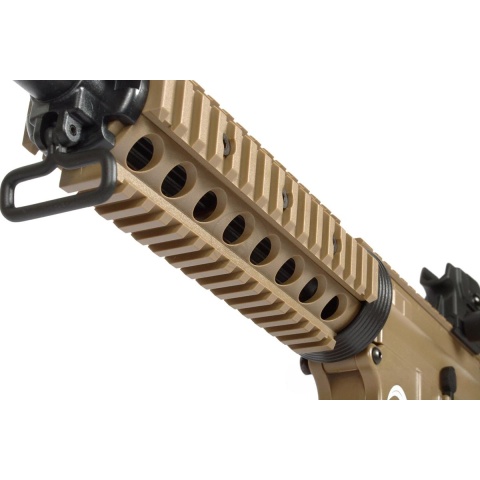 AMS-SRC Stryke Series SR15 MK18 RIS Full Metal Gearbox AEG Rifle - TAN (DISCONTINUED)