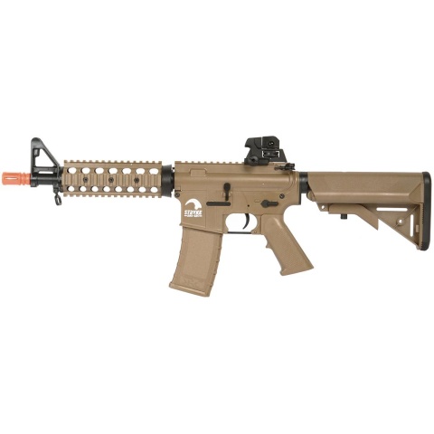 AMS-SRC Stryke Series SR15 MK18 RIS Full Metal Gearbox AEG Rifle - TAN (DISCONTINUED)