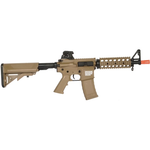 AMS-SRC Stryke Series SR15 MK18 RIS Full Metal Gearbox AEG Rifle - TAN (DISCONTINUED)