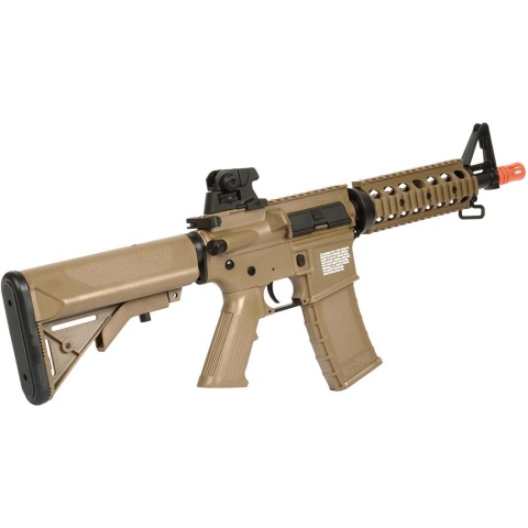AMS-SRC Stryke Series SR15 MK18 RIS Full Metal Gearbox AEG Rifle - TAN (DISCONTINUED)