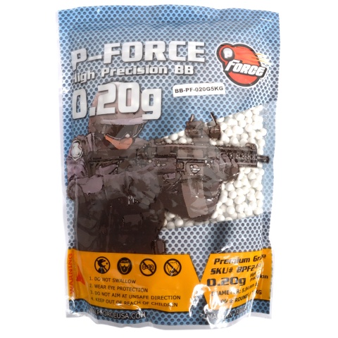 0.20g PFORCE Seamless Competition Grade Airsoft BBs - 5000rd BAG