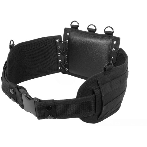 NcStar Low-Profile MOLLE Battle Belt w/ QD Combat Belt - BLACK