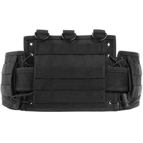 NcStar Low-Profile MOLLE Battle Belt w/ QD Combat Belt - BLACK