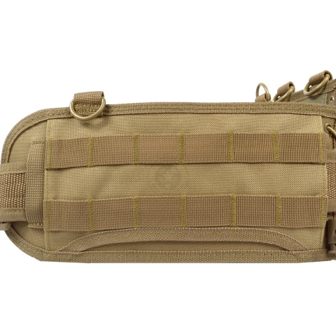 NcStar Low-Profile MOLLE Battle Belt w/ Internal QD Combat Belt - TAN