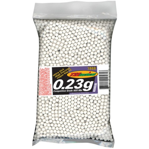 0.23G TSD Premium Grade Seamless Airsoft BBs - 3000 Round Bag