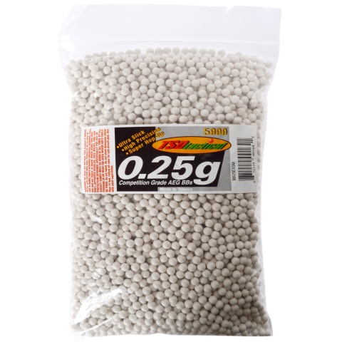0.25G TSD Premium Grade Seamless Airsoft BBs - 5000 Round Bag