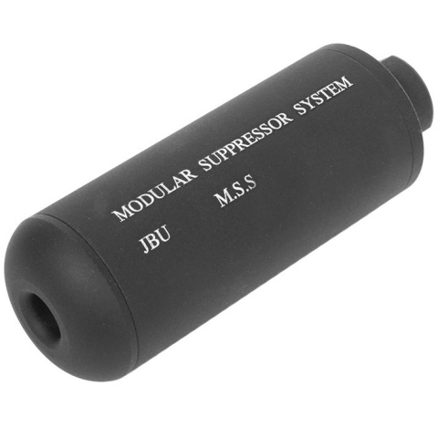 JBU Airsoft Full Metal MSS Mock Suppressor w/ 14mm CCW Flash Hider