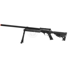 WellFire MB13B APS SR-2 Metal Sniper Rifle w/ Metal Bipod - BLACK