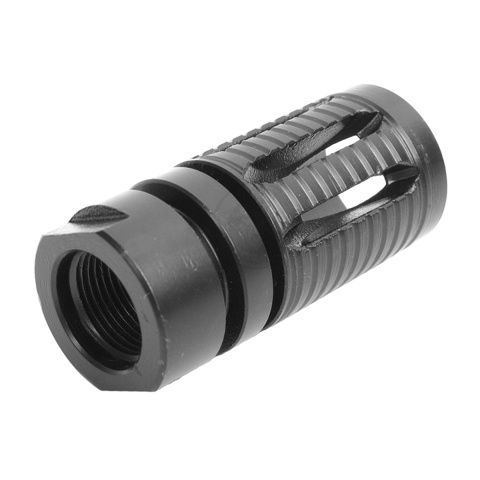 DBoys Full Metal STEALTH 14mm CCW Flash Hider for M4 / M16 AEG Rifles