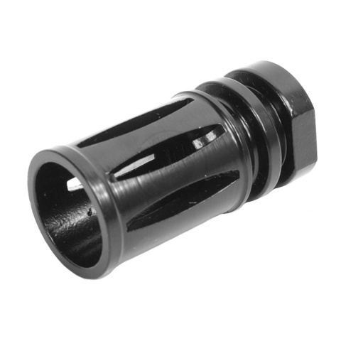 DBoys Full Metal Standard 14mm CCW Flash Hider for M4 / M16 AEG Rifles