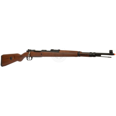 Double Bell WWII Kar 98 Bolt Action Airsoft Carbine Rifle (Color: Faux Wood)