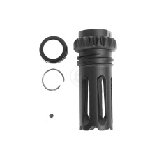 DBoys Full Metal SHARK 14mm CCW Flash Hider for M4 / M16 AEG Rifles