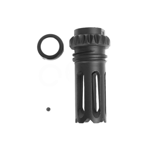 DBoys Full Metal SHARK 14mm CCW Flash Hider for M4 / M16 AEG Rifles