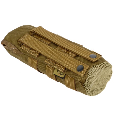 Flyye Industries MOLLE Water Bottle Pouch w/ Drawstring - COYOTE BROWN