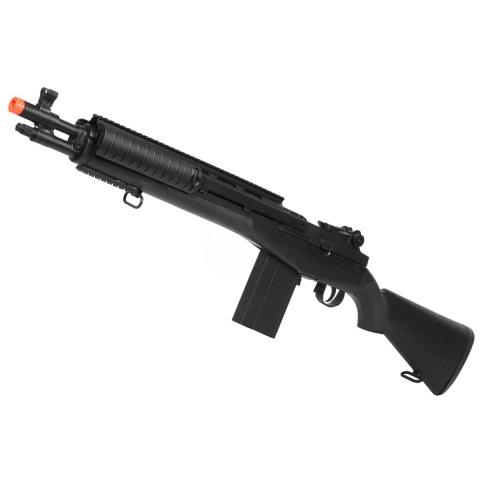 360 FPS TSD M14 RIS CQB High-Powered Spring Sniper Rifle - BLACK
