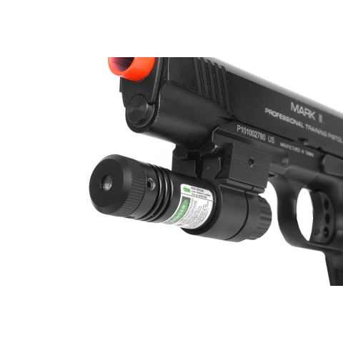NcStar Airsoft Slim Line Rail Mount Green Laser Sight