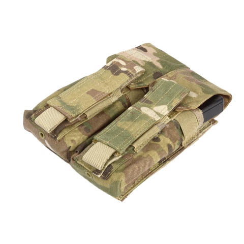 Condor Outdoor MOLLE Double AK Magazine Kangaroo Pouch - MULTICAM