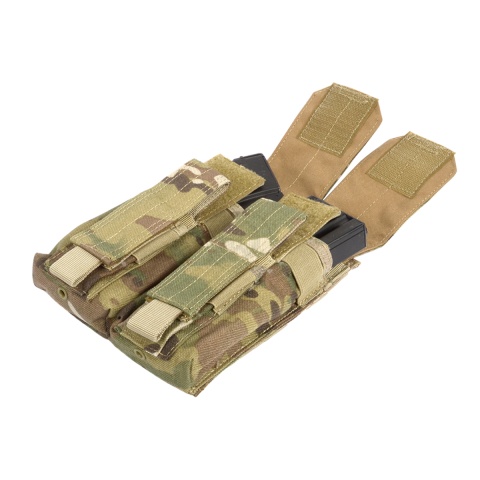 Condor Outdoor MOLLE Double AK Magazine Kangaroo Pouch - MULTICAM