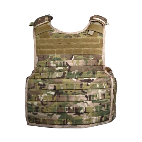 Condor Outdoor Quick Release Plate Carrier w/ MOLLE Webbing - MULTICAM