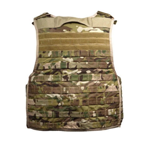 Condor Outdoor Quick Release Plate Carrier w/ MOLLE Webbing - MULTICAM