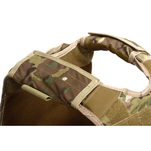 Condor Outdoor Quick Release Plate Carrier w/ MOLLE Webbing - MULTICAM