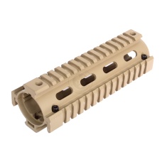 AIM Sports 6.5-Inch M4A1 Carbine Length Drop-In Quad Rail - TAN