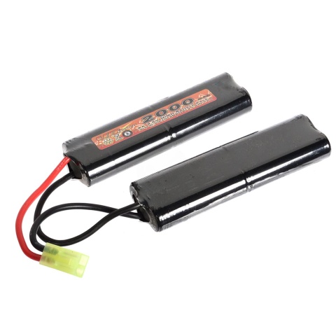 VB-Power Airsoft 9.6V Ni-MH Slim Custom Type AEG Battery - 2000 MAH