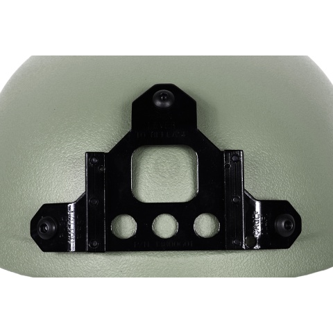 G-Force High Cut IBH Airsoft Helmet w/ NVG Shroud - OD GREEN