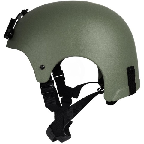 G-Force High Cut IBH Airsoft Helmet w/ NVG Shroud - OD GREEN
