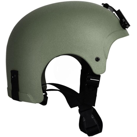G-Force High Cut IBH Airsoft Helmet w/ NVG Shroud - OD GREEN