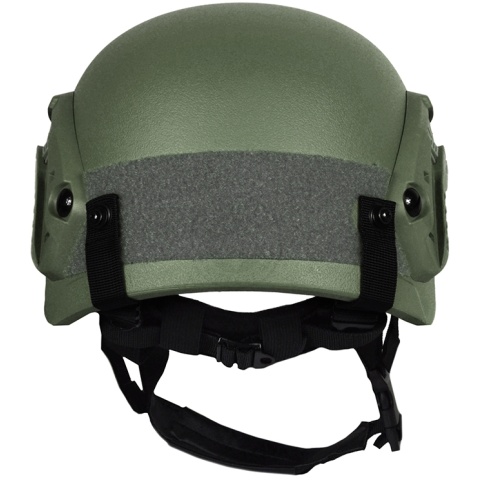 G-Force Tactical IBH Airsoft Helmet with NVG Shroud & Side Rails (Color: OD Green)